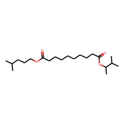 Sebacic acid, isohexyl 3-methylbut-2-yl ester