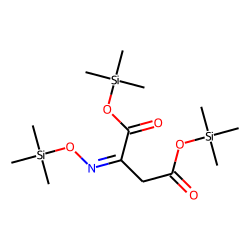Oxalacetic acid, oxime, tris-TMS
