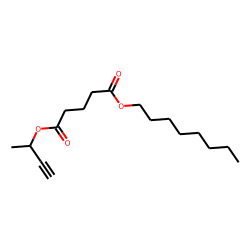 Glutaric acid, but-3-yn-2-yl octyl ester