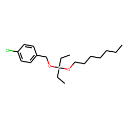 Silane, diethyl(4-chlorobenzyloxy)heptyloxy-