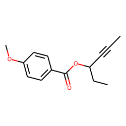 p-Anisic acid, hex-4-yn-3-yl ester