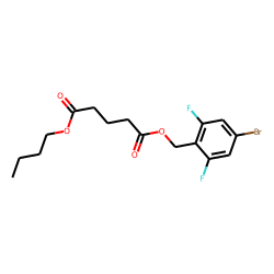 Glutaric acid, 2,6-difluoro-4-bromobenzyl butyl ester