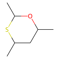 1,3-Oxathiane, 2,4,6-trimethyl-, (2«alpha»,4«alpha»,6«alpha»)-