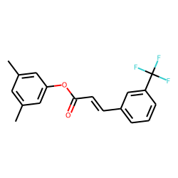 trans-3-Trifluoromethylcinnamic acid, 3,5-dimethylphenyl ester