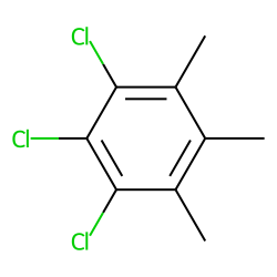 1,2,3-Trichloro-4,5,6-trimethylbenzene