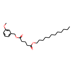 Glutaric acid, dodecyl 3-methoxybenzyl ester
