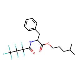 l-Phenylalanine, n-heptafluorobutyryl-, isohexyl ester