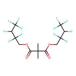 Dimethylmalonic acid, di(2,2,3,4,4,4-hexafluorobutyl) ester