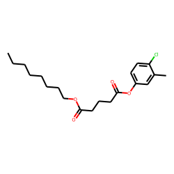 Glutaric acid, 4-chloro-3-methylphenyl octyl ester