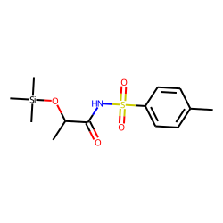 N-(2-Hydroxy-propionyl)-4-methyl-benzenesulfonamide, O-trimethylsilyl-