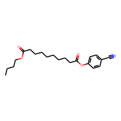 Sebacic acid, butyl 4-cyanophenyl ester