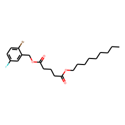 Glutaric acid, 2-bromo-5-fluorobenzyl nonyl ester