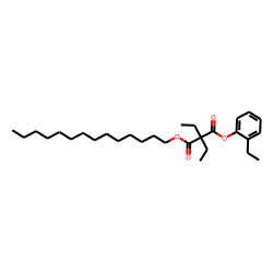 Diethylmalonic acid, 2-ethylphenyl tetradecyl ester