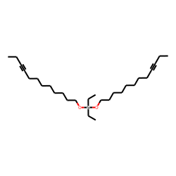Silane, diethyldi(dodec-9-ynyloxy)-