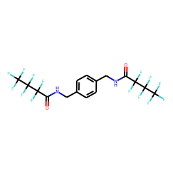 2,2,3,3,4,4,4-Heptafluoro-N-[[4-[(2,2,3,3,4,4,4-heptafluorobutanoylamino)methyl]phenyl]methyl]butanamide