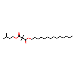 Dimethylmalonic acid, 3-methylbutyl tetradecyl ester