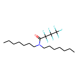 Heptafluorobutanamide, N,N-diheptyl-