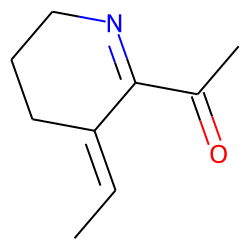 2-acetyl-3-ethylidene-3,4,5,6-tetrahydropyridine