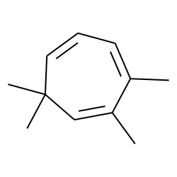 2,3,7,7-tetramethylcyclohepta-1,3,5-triene