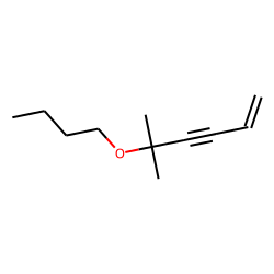Dimethylvinylethynylmethanol butyl ether