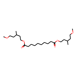 Sebacic acid, di(5-methoxy-3-methylpentyl) ester