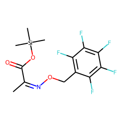 Pyruvic acid, O-pentafluorobenzyloxime, TMS