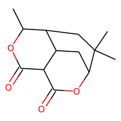 Cyclohexanemalonic acid, 4,4-dimethyl-alpha-hydroxy-2-(1-hydroxyethyl)-,gamma,delta-dilactone