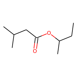 Butanoic acid, 3-methyl-, 1-methylpropyl ester
