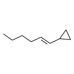 trans-1-hexenyl-cyclopropane