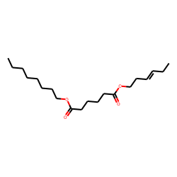 Adipic acid, octyl trans-hex-3-enyl ester