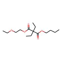 Diethylmalonic acid, butyl 2-ethoxylethyl ester