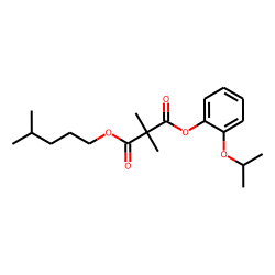 Dimethylmalonic acid, isohexyl 2-isopropoxyphenyl ester