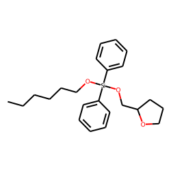 Silane, diphenylhexyloxytetrahydrofurfuryloxy-