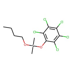 Silane, dimethyl(pentachlorophenoxy)butoxy-