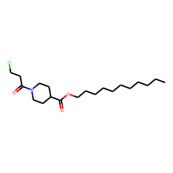 Isonipecotic acid, N-(3-chloropropionyl)-, undecyl ester