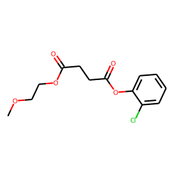 Succinic acid, 2-chlorophenyl 2-methoxyethyl ester