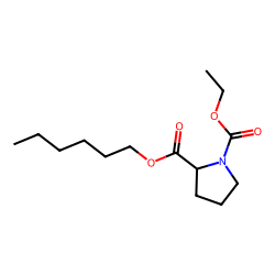 D-Proline, N-ethoxycarbonyl-, hexyl ester
