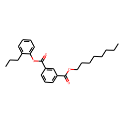 Isophthalic acid, octyl 2-propylphenyl ester