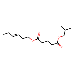 Glutaric acid, isobutyl trans-hex-3-enyl ester