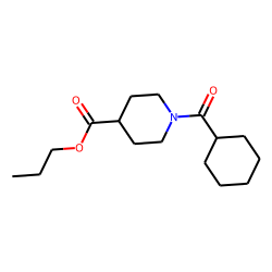 Isonipecotic acid, N-(cyclohexylcarbonyl)-, propyl ester