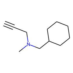 N-cyclohexylmethyl-n-methylpropargylamine