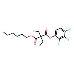 Diethylmalonic acid, hexyl 2,3,4-trifluorophenyl ester