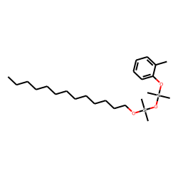 Silane, dimethyl(dimethyl(2-methylphenoxy)silyloxy)tridecyloxy-