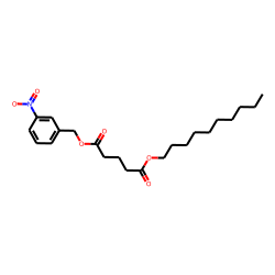 Glutaric acid, decyl 3-nitrobenzyl ester