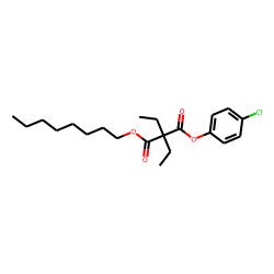 Diethylmalonic acid, 4-chlorophenyl octyl ester