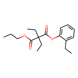 Diethylmalonic acid, 2-ethylphenyl propyl ester