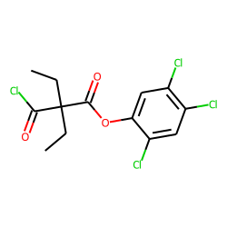Diethylmalonic acid, monochloride, 2,4,5-trichlorophenyl ester