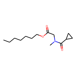 Sarcosine, N-cyclopropylcarbonyl-, heptyl ester