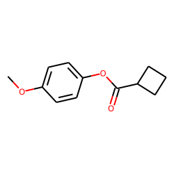 Cyclobutanecarboxylic acid, 4-methoxyphenyl ester