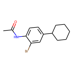 4-Cyclohexyl-2-bromo-acetanilide
